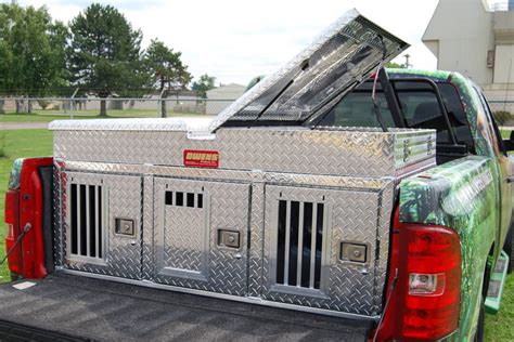 metal truck dog box|dog crates for truck beds.